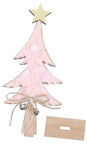 FUNOMOCYA Weihnachtsbaum Dekoration Aus Holz Tischornament Weihnachten Party Innendekoration Schreibtisch Kamin Fenster Ornament