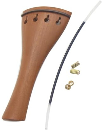 Geigenzubehör Violine Saitenhalter Jujube Holz Saitenhalter+Schwanzseil Zweiteiliges Set 3/4 4/4 Violinzubehör
