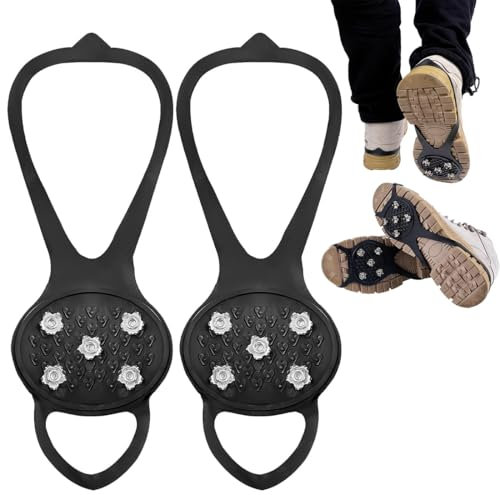 1 Paar Schuhspikes, Anti Rutsch Schuhspikes, Schuhkrallen im Winte, Steigeisen für Wanderschuhe, Schuhspikes-Abdeckung, 40-45 Schuhkrallen Steigeisen für Grödeln Wander Joggen im Winter
