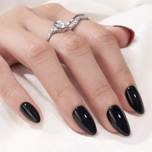 Cosmeria Soft Gel Press On Nails Set, Uñas Postizas Autoadhesivas con Aspecto Natural, 15 Tamaños para un Ajuste Personalizado, Incluye Pegamento para Uñas y Accesorios