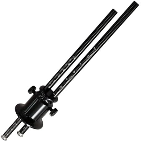 Calibro a Rotella | Utensili Di Marcatura Per Lavorazione Legno - Misuratore Doppia Scala Per Progetti Camera Armadio Casa Mobili