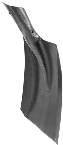 JOINPAYA Pala para Flores De Uso Doméstico Herramienta De Acero Al Carbono Práctica Resistente para Jardinería y Agricultura Original Color Tamaño Mediano