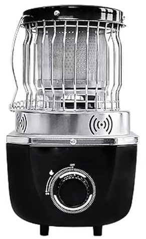 Chauffage électrique à gaz 2700 W en acier inoxydable – Autonome et aucune prise électrique nécessaire