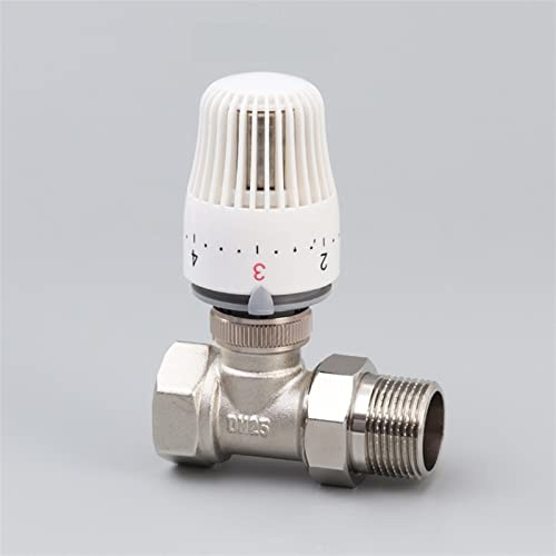 Thermostatisches Heizkörperventil 1/2 Zoll 3/4 Zoll 1 Zoll – Intelligente Temperaturregelung for Fußbodenheizungssysteme – Kompatibles Ventil(DN25 Style a)