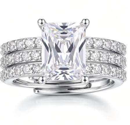 LOLIAS Sterling Silver Rings for Women Adjustable Rings Women Waterproof