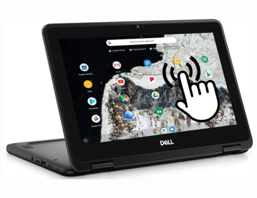 Dell Chromebook 11 3100, portátil 2 en 1 táctil, pantalla HD de 11,6, Intel Celeron N4020, 4 GB de RAM, SSD de 32 GB, teclado QWERTY japonés, Chrome OS (Reacondicionado)
