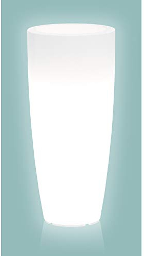 Vaso Agave Tondo Con Led Multicolor H70 Ø 33Cm