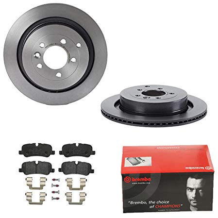 2 Bremsscheiben belüftet 350 mm + Bremsbeläge Hinten von Brembo (1420-56161) Bremsensatz Bremsanlage Bremsen-Kit,Bremsenset, Bremsscheiben, Bremsbeläge, Bremsen-Set, Beläge, Bremsbelag,