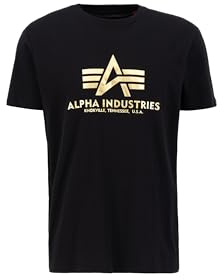 ALPHA INDUSTRIES Herren Basic Foil Print T-Shirt