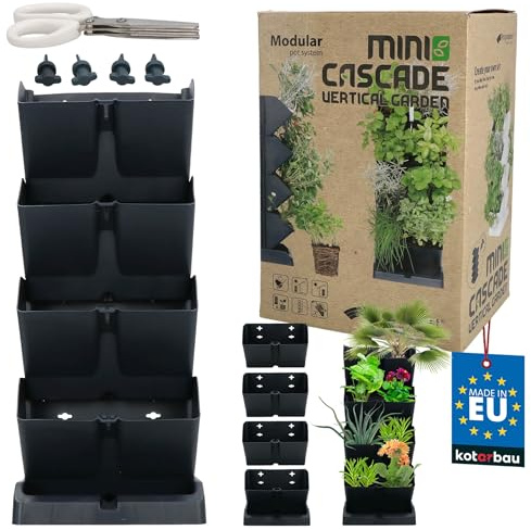 KOTARBAU® Kaskadenblumentopf mit Vier Ebenen vertikaler Kräutergarten