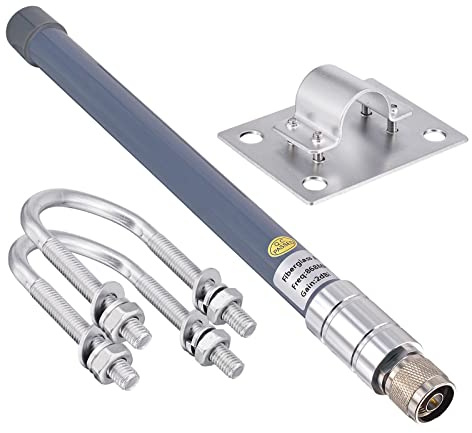 YILIANDUO 868MHz LoRa Antenna 3dBi Outdoor Fiberglass Aerial Omni-Directional Antenna with N-type Male plug for HNT helium Network Devices Bobcat Hotspots