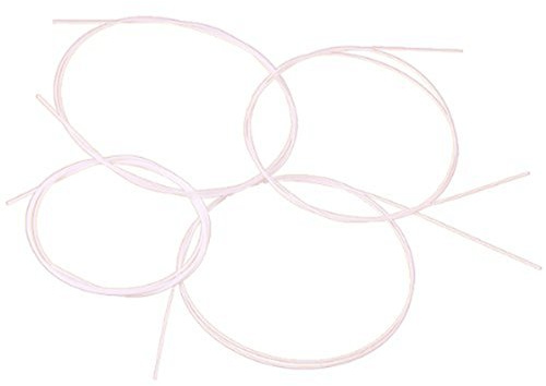Gkhowiu Set di 4 corde per ukulele in nylon, colore