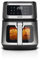 Haeger Friggitrice senza olio 5 l, 8 funzioni, 12000 W, friggitrice ad aria Cook opaca, cottura rapida e sana, cestello antiaderente, schermo tattile