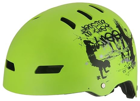 Kinder Fahrradhelm AERO – Fahrrad Halbschalenhelm für Kinder, ABS-Schale, robuster Kinderhelm für Radfahren, Skateboarden und Reiten