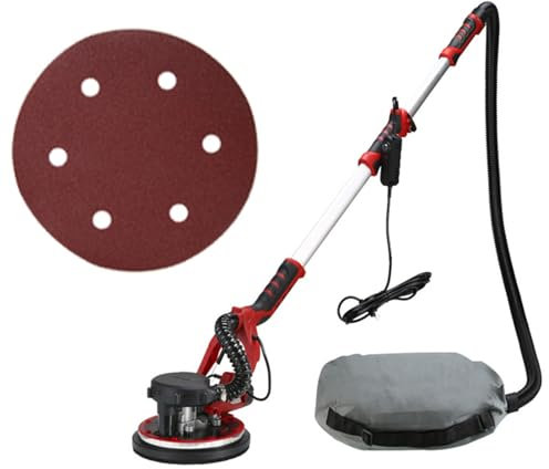 ExoticaBlend Ponceuse 1390W, Disques de Ponçage Ø 225 mm, 900-1200 TR/Min, Ponceuse à Bras, Cloison Sèche, pour Plafond, Mur,Sander+100sandpad