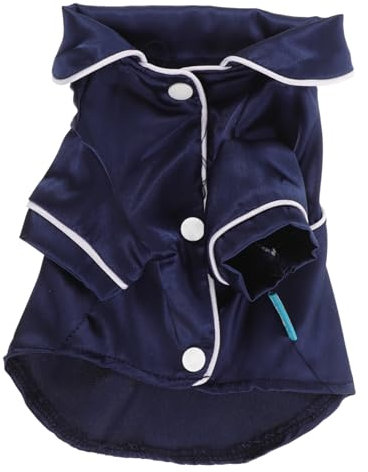 FRCOLOR Puppy Pajama Hundekleidung Für Kleine Hunde Bequemer Hunde-Jumpsuit Aus Baumwolle Für Alltag Reisen Oder Fotoshootings Waschbar Und Wiederverwendbar