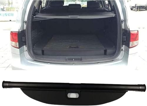 Auto Kofferraum Laderaumabdeckung FüR S-sangYong Kyron 2007-2013,Einziehbare Cargo Cover Rollo,Trunk Parcel Aufbewahrung Curtain Schutz Abdeckung