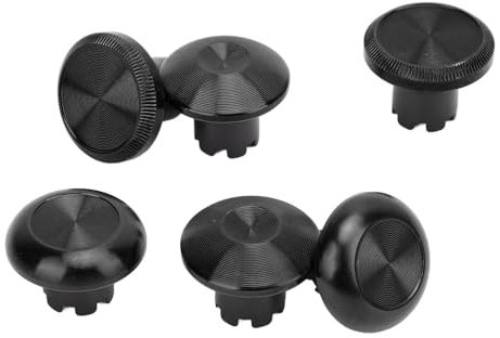 SENECESLI Thumbsticks en Métal for Edge, Thumb Stick for Pro Elite, for pour Pro, for Xboxone, for XboxSeries, Thumbstick Remplacement (Black)
