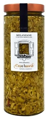Melanzane a filetti in olio extravergine di oliva -1000 g