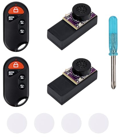 BTFO 2pz Capra Urlante Scherzo Generatore di Suoni con Telecomando, 8 Urla Divertenti di Capra Dispositivo Sonoro Nascosto Gadget Divertente per Adulti Bambini Casa Scuola Festa (Viola)