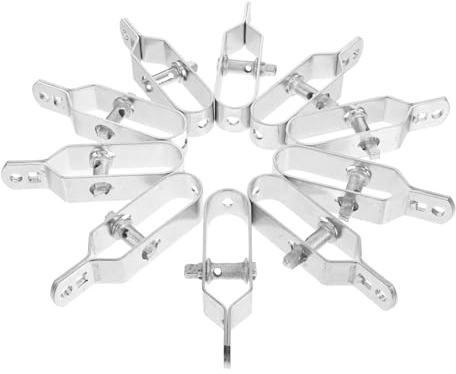 FELTECHELECTR 10 pezzi Tenditore Filo in Ferro Resistente per Rete Recinzione Tirante Rete Antiruggine per Uso Esterno e Giardinaggio