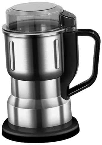 FELTECHELECTR Moulin à Café Électrique Multifonction Petit Grain Portable pour Maison Broyeur Grains et Céréales Compact et Robuste Usage Pratique Cuisine et Bureau Sécurité Garantie
