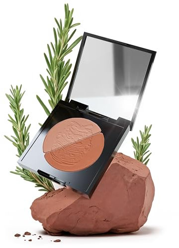 EGYPT-WONDER® Make Up Compact Duo Mineralpuder 10g - Make-Up - Das Original seit 1980 für den perfekten Teint I Mineral Powder für jeden Hauttyp I Contouring Make Up Powder