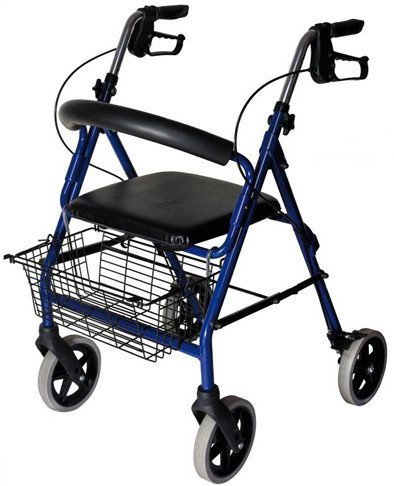 Rollator pieghevole con sedile