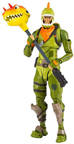Fortnite 7 Actionfigur Rex grün, aus Kunststoff, in Geschenkverpackung, von McFarlane.
