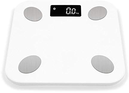 balance cuisine balance pese personne connectée bluetooth balance haute précision de cuisine balance connectée graisse corporelle balance connectée-_blanc