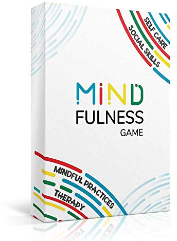 Mindfulness Therapy Game: Teaches Social Skills, Self Care & More for Kids, Teens & Adults. 50 Cards