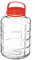 KADAX Tarro para pepinos con tapa, tarro de conserva, botella hermética, frasco de cristal universal, tarro de almacenamiento para pepinos (16 L)
