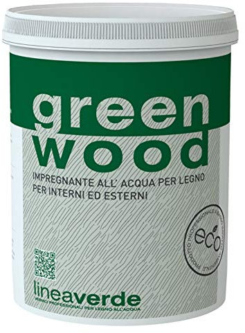 GREEN WOOD IMPREGNANTE FINITURA ALL'ACQUA VERNICE X LEGNO INT. EST BIANCO 2,5 LT