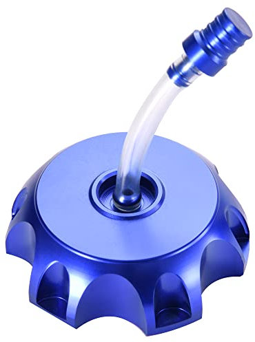 WOOSTAR CNC Couvercle de Bouchon de Réservoir D'essence Remplacement pour TaoTao Roketa Apollo SSR 50cc 70cc 110cc 125cc 150cc ATV Dirt Bike Pit Bike Bleu