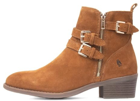 Hush Puppies Womens Jenna Ankle Boot, Tan, 5 UK