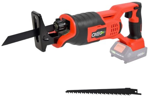 Scie sabre sans fil 18V Easy Full - sans batterie - Vitesse variable 0 à 3000 tr/min - 2 lames pour coupe de bois et métal