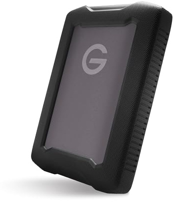 G-DRIVE ArmorATD 1TB, portable rugged external hard drive, HDD up to 130 MB/s, USB-C (5Gbps), USB 3.2 Gen 1, Thunderbolt 3