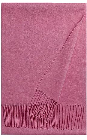 SEECOSY 100% Pure Cashmere Solid Colour Scarf- Classic Plain Warm Soft Scarf, Gift For Women And Men