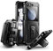 Dexnor for Samsung Galaxy Z Flip 5 5G Case, Full-Body Dual Layer Rugged Case with Kickstand for Samsung Galaxy Z Flip 5 5G - Black