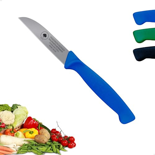 Solinger Kunststoff Zöppken -scharfes Gemüsemesser und Küchenmesser, Kleines Obst- und Schneidemesser sowie Schälmesser, Jausenmesser, Mini Neck Knife