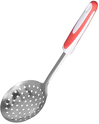 Cuchara Ranurada para Espumadera, Cuchara Espumadera para Cocinar de Acero Inoxidable, Colador de Cocina Cucharón para Cocina, Escurrir y Freír