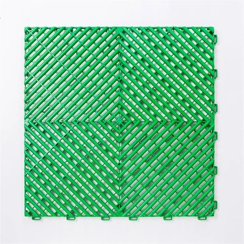 Baldosas Encajables Azulejos de plástico for suelo de garaje entrelazados de PVC for suelo de garaje, alfombrillas de plástico for lavado de coches, exposición de coches y taller Baldosas Antideslizan