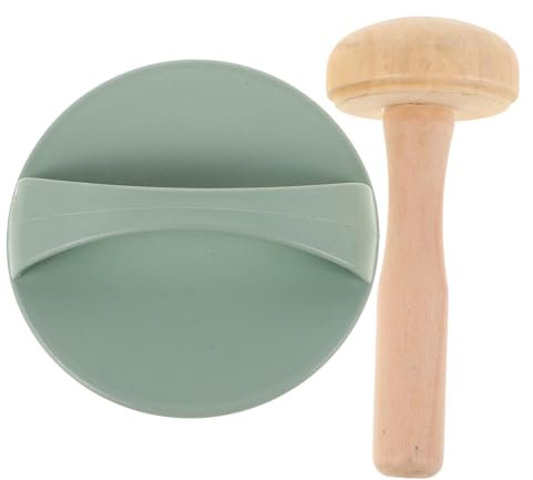 DIYEAH Printmaking Supplies Set Plastic Printmaking Mat and Rubbing Wood Mushrooms, Engraving Art Plate for Artists and Craft Enthusiasts, Versatile Carving and Printing for Relief Printing