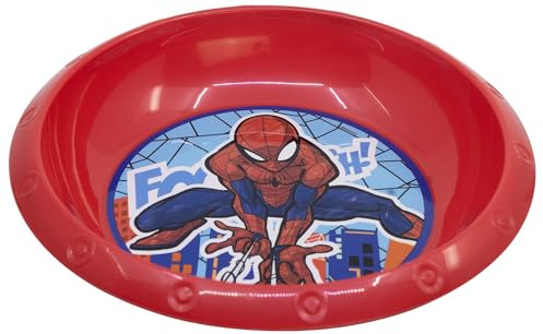 STOR Barnskål Spider-Man Plast 920ml - Stöttålig BPA-Fri för Barn Daglig Användning