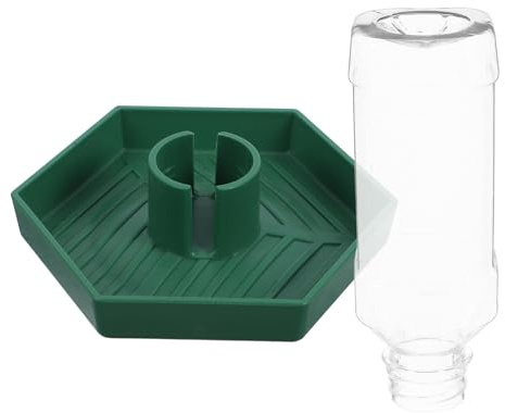MERRYHAPY Ciotola Automatica per Acqua Rettili Piccola in Plastica Resistente Abbeveratoio Riutilizzabile per Gechi e Tartarughe Distributore Compatto per Uso Quotidiano in Terrario