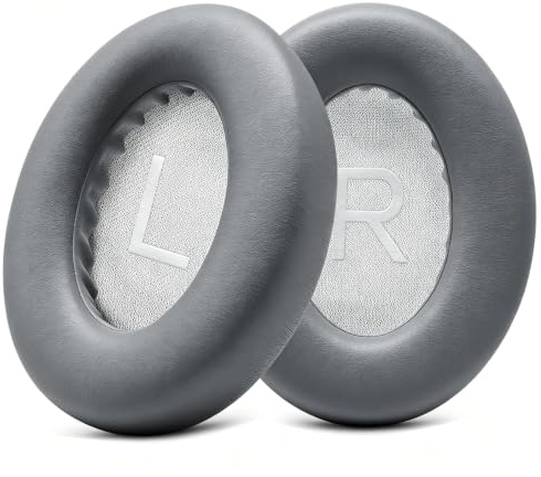 GEVO Replacement EarPads for Bose 700 (NC700) Noise Cancelling Headphones | Gray | Protein Leather | Lossless noise reduction | Breathable
