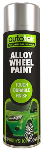 Autotek Professional Tough Durable Finish Spray Paint, Alloy Wheel Paint, 500 ml