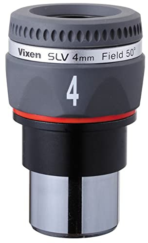 Vixen Okular SLV 4mm 1,25 - Schwarz, Manueller Fokus, Mehrfach beschichtet, 0,87° Gesichtsfeld, Ideal für Anfänger und Astronomen