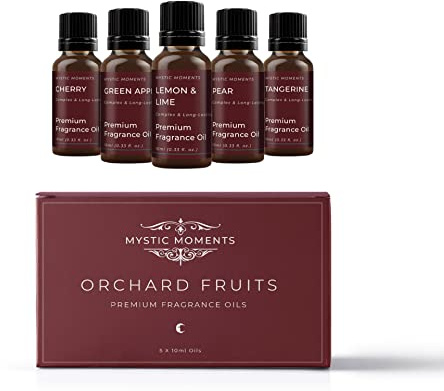 Mystic Moments Olio alla Fragranza Starter Kit - Frutteto Frutta - 5 x 10ml - 100% Puro
