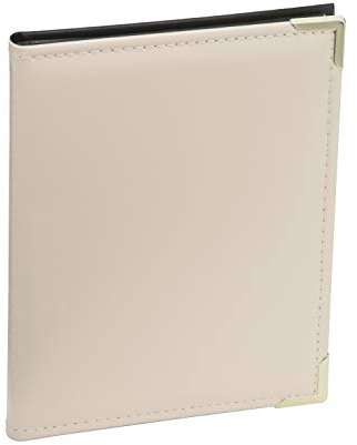 Kenro Ivory Leather Look Mini Photo Album for 36 photos 7.5x5 inch / 19x13cm with Gilt Corners Portrait Photographs, Carlton Series Carlton Series – APL151IV